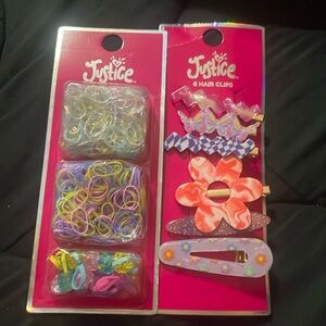 🔴3/$12‎ Girl’s Justice hair accessories!